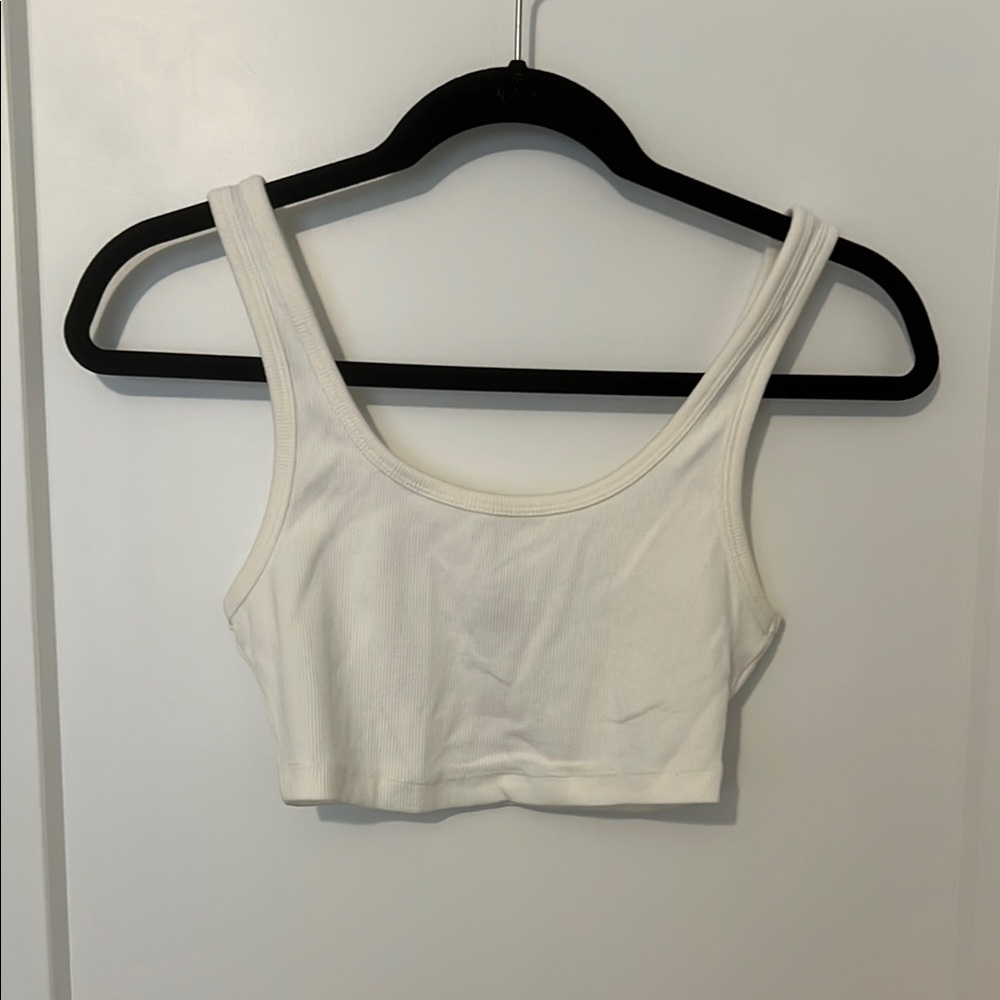 White cropped Tank Top
